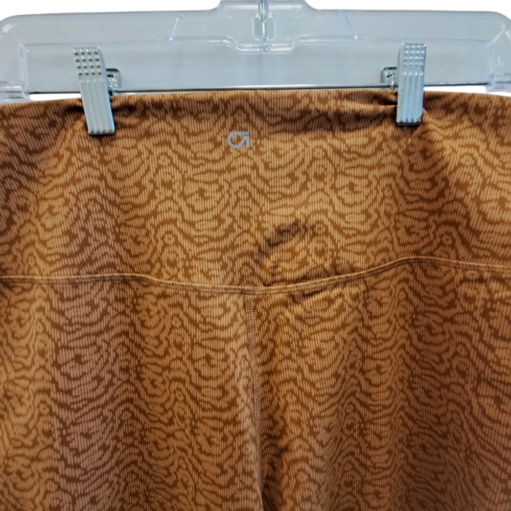 Gap Brown Patterned Women's Pants Sky High Rise N… - image 3